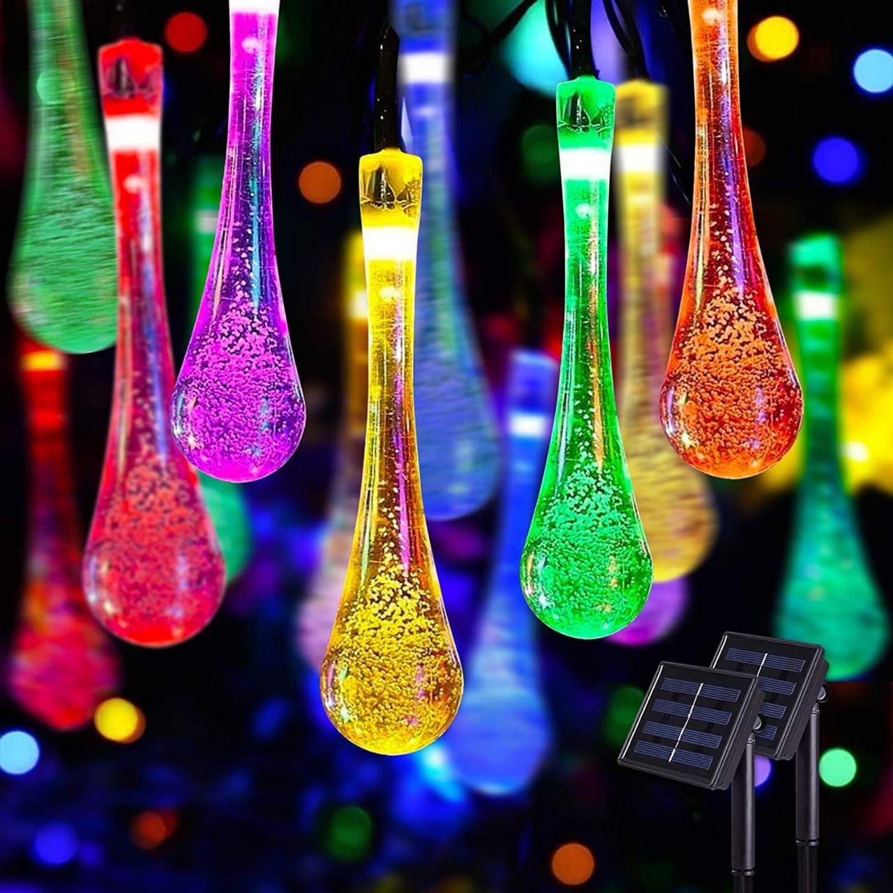 🎄✨LUCES DE GOTAS SOLARES✨🌈