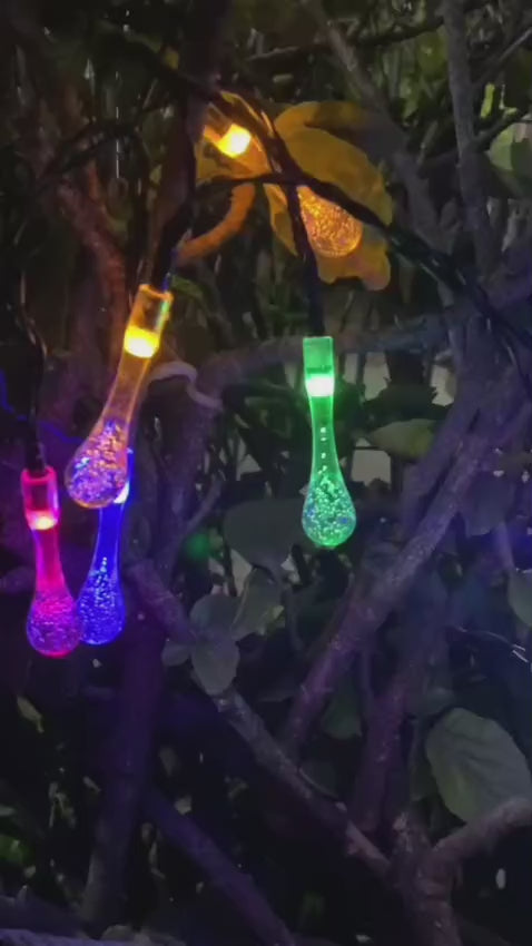 🎄✨LUCES DE GOTAS SOLARES✨🌈